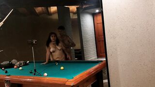 gordita hardcore latina argentina siendo follada en una clase de pool por perder la partida - 11 image