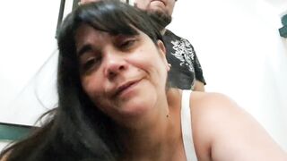 wife shows how her ass is gaped for her cuckold husband - 3 image