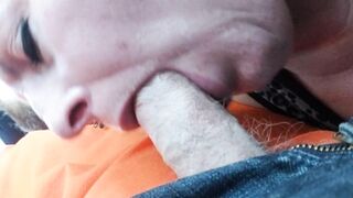 Car BlowJob with Oral Creampie Finish - 7 image