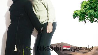 Madame Soher, Sharmouta El Maadi, wears a jilbab and hijab, and fucks her husband's son - 3 image