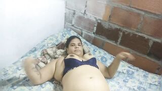 My stepbrother's girlfriend asks me for help and I end up giving her a delicious fuck and I cum in her mouth - 4 image