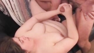 BBW Likes Cream On Her Boobs - 5 image