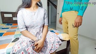 Komal was watching phone sexy video, brother-in-law was shaking cock secretly from behind - 6 image