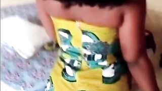 Horny Congolese Finds Her Big Black Cock Fuckboy King