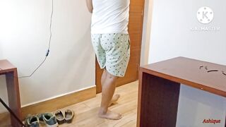 BBW- Sexy Stepsister Turned On After Catching Her Step Brother Sniffing On Her Panties - 3 image