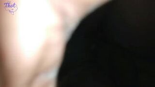 Stroking Thick Ebony Amateur Hood Pussy Raw Hot Real Sex - 1 image