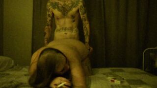 Watch Me Take a Pounding. I SMOKE and Get CUM BLASTED All Over My FACE!  - 1 image