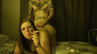 Watch Me Take a Pounding. I SMOKE and Get CUM BLASTED All Over My FACE! 