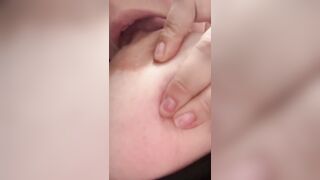 BBW suck my own tit teaser