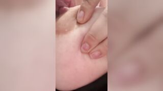 BBW suck my own tit teaser