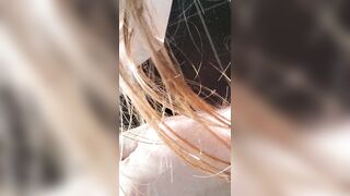 Teasing at a busy gas station! - 15 image