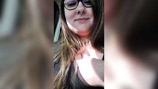 Teasing at a busy gas station! - 2 image