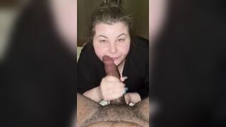 Winter baby sucks out a huge load *CUMSHOT* - 11 image