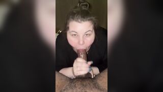 Winter baby sucks out a huge load *CUMSHOT* - 13 image