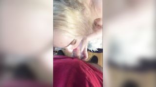 Blonde Bimbo Blowjob Compilation - 10 image