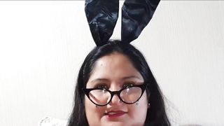 Cute bbw bunny, but with a very open pussy