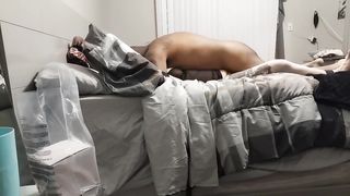 Nuggie is Tied 2 Bed for her Pleasure by Daddy - 13 image