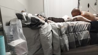 Nuggie is Tied 2 Bed for her Pleasure by Daddy - 5 image