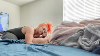 Lightskinned BBW gives Sloppy Blowjob in the Morning - 11 image