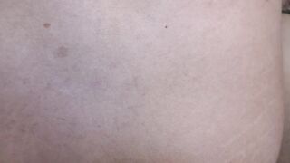 Slut wife Milky Mari get covered in body writings and taking hot cum in her panties and pussy! - 15 image