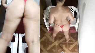 COMPLETE AND EXCLUSIVE VIDEO FOR SUBSCRIBERS TO MY PROFILE MIRELLADELICIA in faphouse, BIG DILDO 38X6 ENTERING MY PUSSY - 5 image