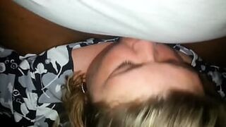 chubby amateur wife gives bbc blowjob - 1 image