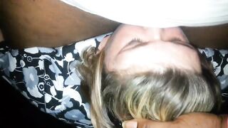 chubby amateur wife gives bbc blowjob - 3 image