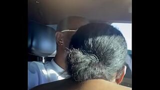 Liyah Bunni Gets Caught Giving Head On The HighWay By Mexican Truck Drivers