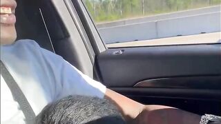 Liyah Bunni Gets Caught Giving Head On The HighWay By Mexican Truck Drivers - 5 image