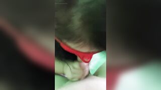 A privileged view of a cumshot