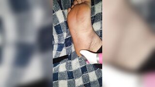 home pedicure with Scholl Asmr electric file