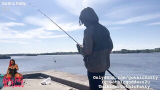 Ebony BBW WhoreFucks Fisherman