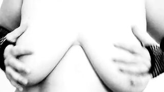 I dance with my big boobs wrapped in plastic wrap. LiaKahn spanish milf amateur curvy hot chubby submissive bitch slut - 14 image