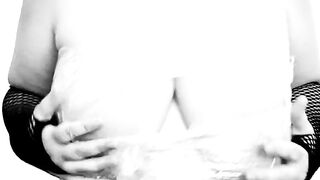 I dance with my big boobs wrapped in plastic wrap. LiaKahn spanish milf amateur curvy hot chubby submissive bitch slut - 7 image