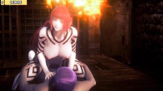 Hentai 3D (HS32) - Big boob fire dragon - 12 image