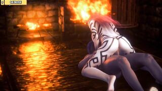 Hentai 3D (HS32) - Big boob fire dragon - 14 image
