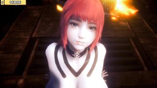 Hentai 3D (HS32) - Big boob fire dragon - 5 image