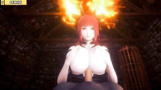 Hentai 3D (HS32) - Big boob fire dragon - 7 image