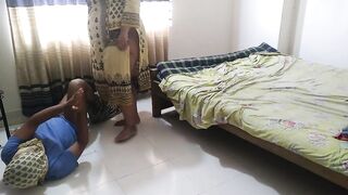 A workman was cleaning the house Then Rich BBW Hot lady owner comes and fucks him rough (Big Ass & Big Boobs) Italian - 4 image