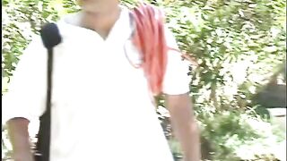 Horny slut moans while gets DP in her living room - 3 image