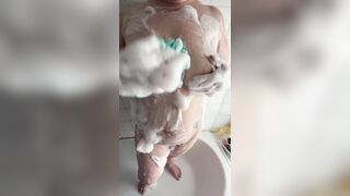 British Chubby wife gets soapy for you! - 11 image