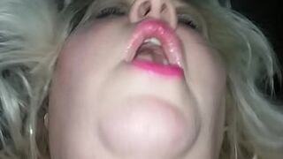 Fat BBW Chubby Slut has Trembling shivering wiggling Orgasm during Gangbang