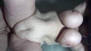Bbw wife fucked from behind view from below...huge swinging tits....make this go viral - 12 image