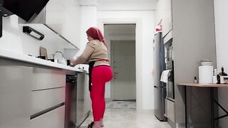 my slut big ass stepmom caught me watching at her ass