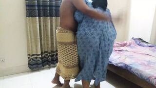 Palestinian Hot MILF Aunty Fucked by neighbour guy, Huge ass and huge boobs 55y old BBW aunty (cumshot inside big ass) - 1 image