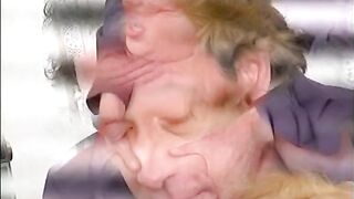 This is how this busty blonde BBW Milf enjoys getting her shaved pussy banged - 3 image