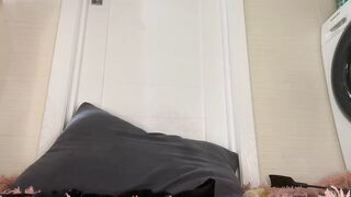 hard anal with big dildo. squirt fontain. milk and oil show. creampie. - 6 image