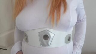 Princess Leia showing off her dress - 2 image