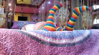 mom shows off her big ass in pantys - hairy pussy - 3 image