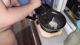 My sex slave eats my cum fried with butter - 12 image